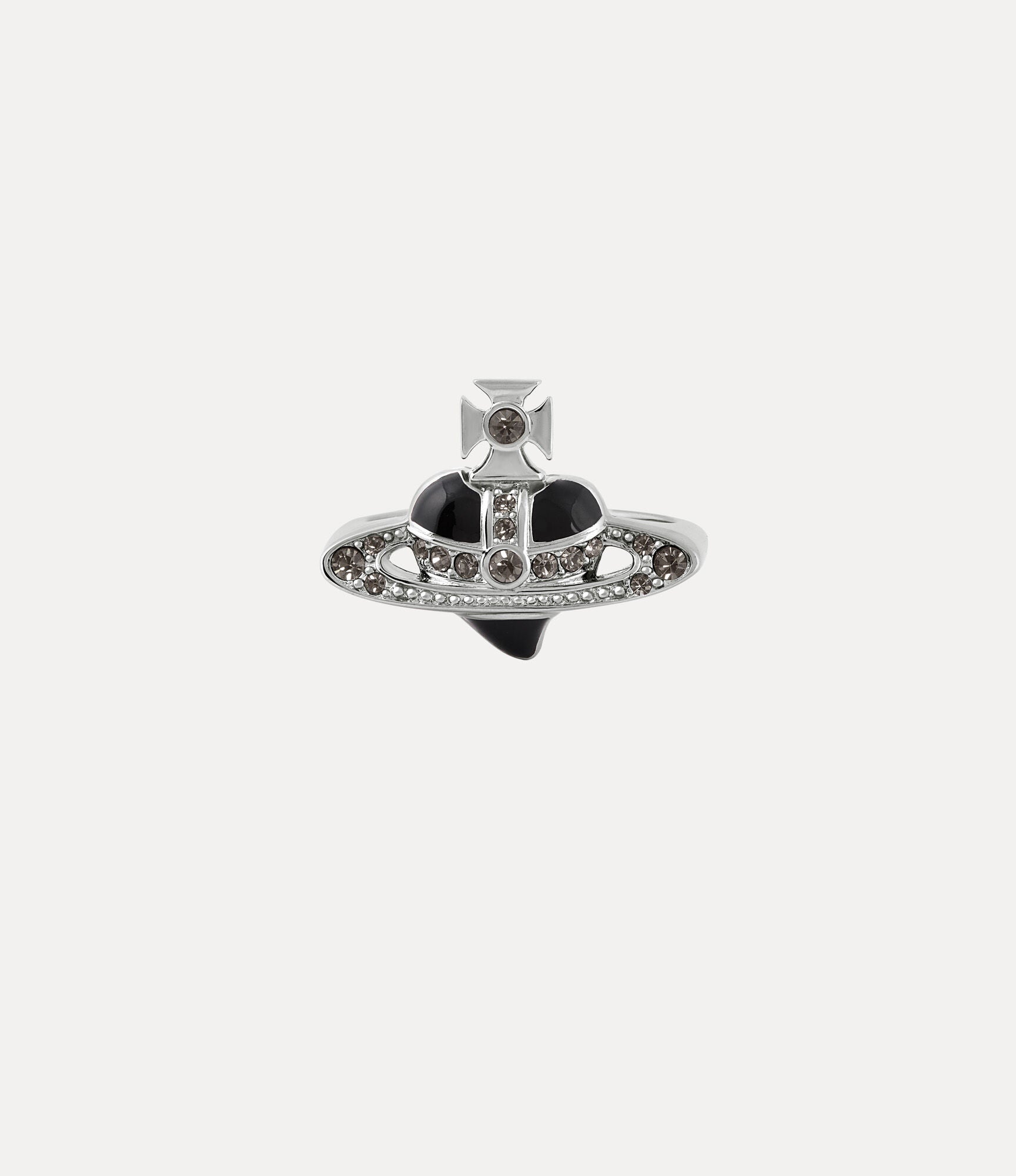 New Diamante Heart - Platina/Preto